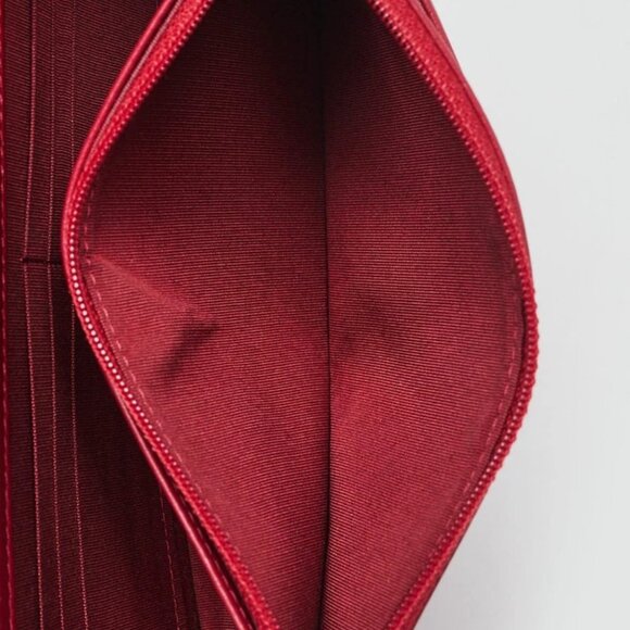 Chanel Red Quilted Lambskin Leather All About Chanel WOC Clutch Bag - Picture 10 of 12